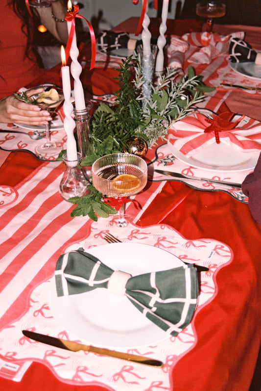 Candy Cane Stripes Table Runner